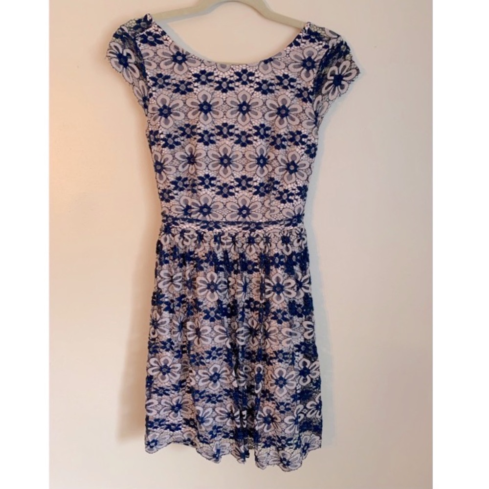 Altar’d State A-Line Open Back Mini Dress